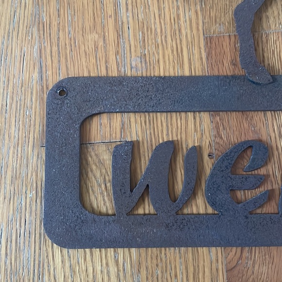 Metal Horse Welcome Sign - Picture 5 of 10